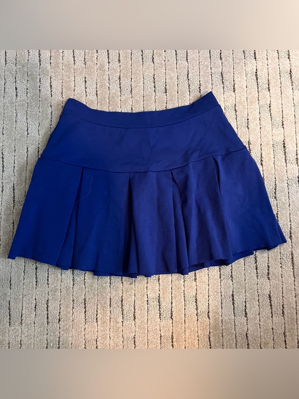 Blue Blush Blue Pleated Women's Skirt